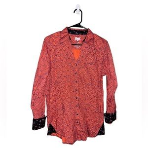 Rock 47 by Wrangler Western Multi Patterned Button Down Top